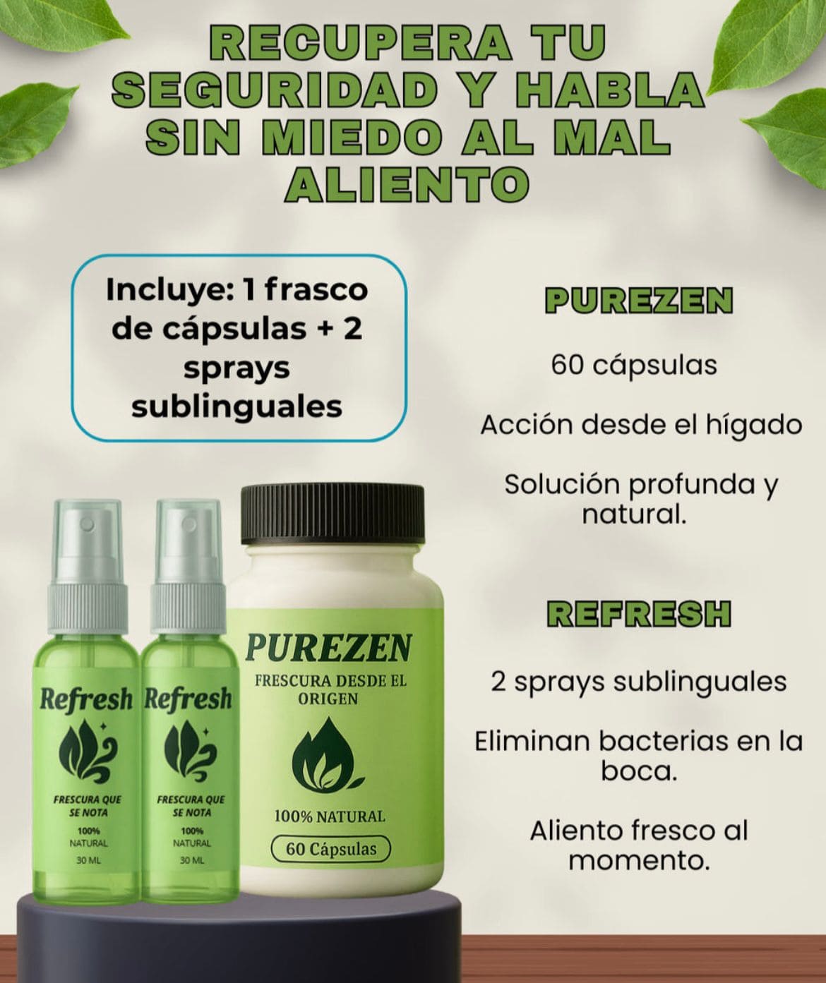 Purezen + Refresh: RECUPERA tu SEGURIDAD con cada palabra